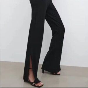 Jason Wu Side Slit Ankle Dress Pants Black S